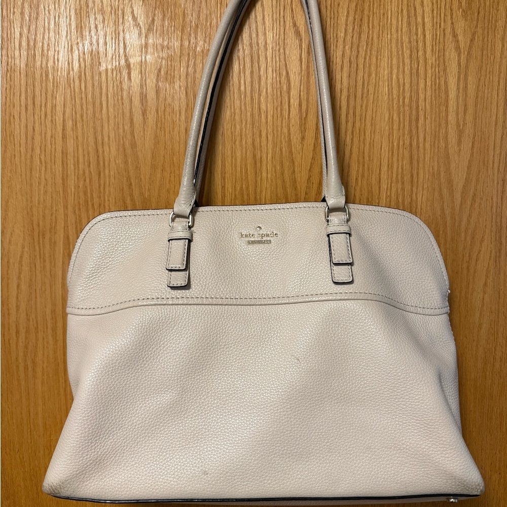 Kate Spade Ivory Leather Handbag